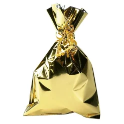 Online DecoWoerner Geschenkbeutel, Glänzend, , 15 X 25 Cm gold