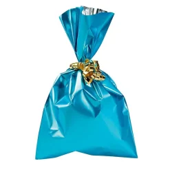 Sale DecoWoerner Geschenkbeutel, Matt, Hell, 15 X 25 Cm blau