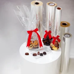 DecoWoerner Geschenkfolie 50 Cm, 500 M transparent