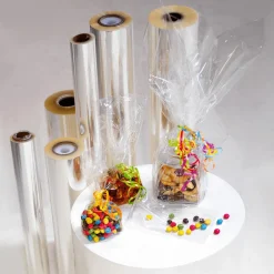 Best DecoWoerner Geschenkfolie 75 Cm, 200 M transparent