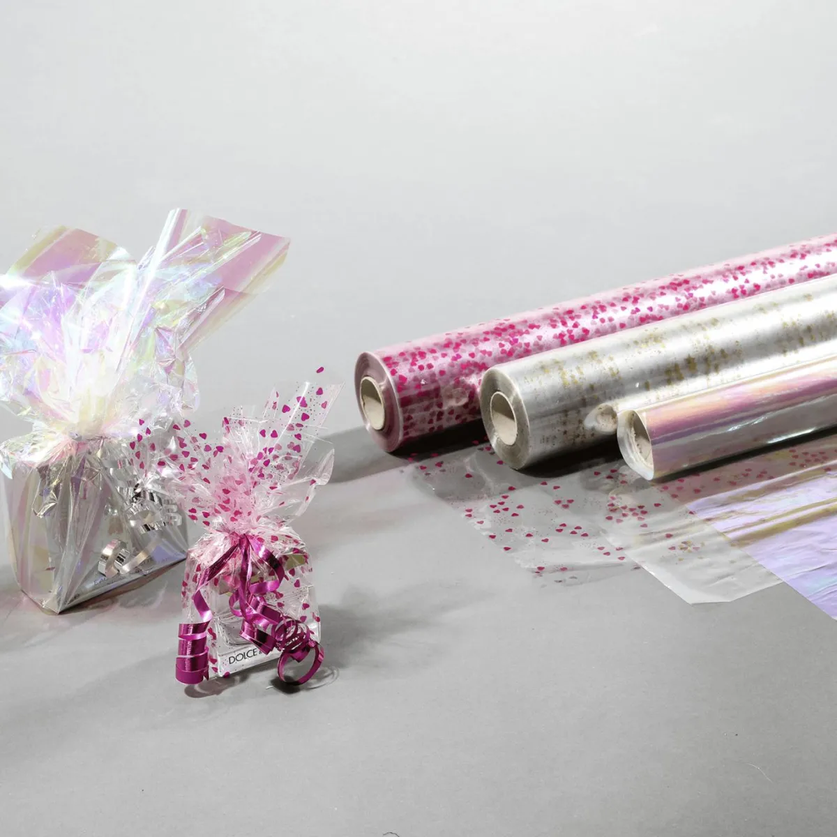 Online DecoWoerner Geschenkfolie Sterne 70 Cm, 100 M transparent