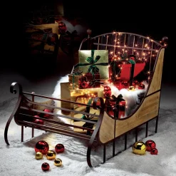 DecoWoerner Geschenkkartonage Majestic Metallic, , 8tlg. gold
