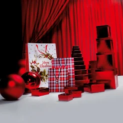 Online DecoWoerner Geschenkkartonage, , 4tlg. rot