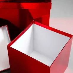 Online DecoWoerner Geschenkkartonage, , 4tlg. rot