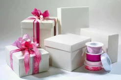 Hot DecoWoerner Geschenkkartons 38 X 26 X 10 Cm, Elfenbein 10 Stück weiß