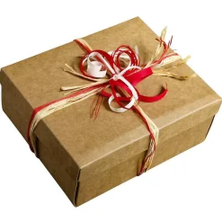 Clearance DecoWoerner Geschenkkartons 24 X 22 X 9,5 Cm 10 Stück braun