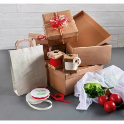 Clearance DecoWoerner Geschenkkartons 24 X 22 X 9,5 Cm 10 Stück braun