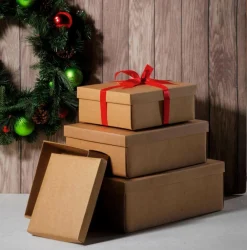 Online DecoWoerner Geschenkkartons 45,5 X 32 X 15 Cm 10 Stück braun
