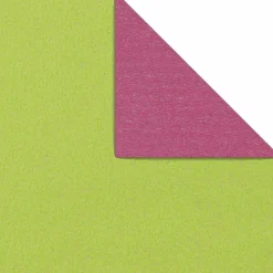 Clearance DecoWoerner Geschenkpapier Bicolor Secare Rolle 70 Cm, 100 M, Rosa Limette grün