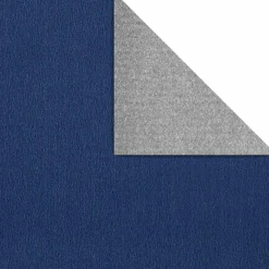 Clearance DecoWoerner Geschenkpapier Bicolor Secare Rolle 70 Cm, 250 M, Silber / blau