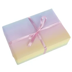 Hot DecoWoerner Geschenkpapier Regenbogen Pastell, 70 Cm X 50 M