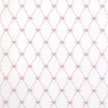 Outlet DecoWoerner Geschenkpapier Schleifchen Weiß / Rot, 70cm Breit, 40 M Rolle