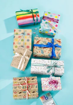 Discount DecoWoerner Geschenkpapier Tiere 70 Cm X 50 M braun