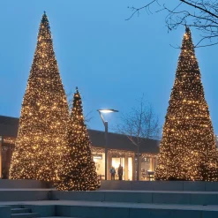 Sale DecoWoerner Gigant Baum Mit LED Warm, Außen, 650 Cm grün