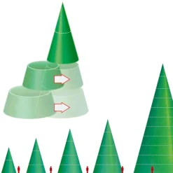 Clearance DecoWoerner Gigant Baum Ohne Licht, 440 Cm grün