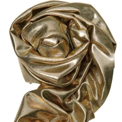 Sale DecoWoerner Glanzstoff Folienjersey 110 Cm Breit gold