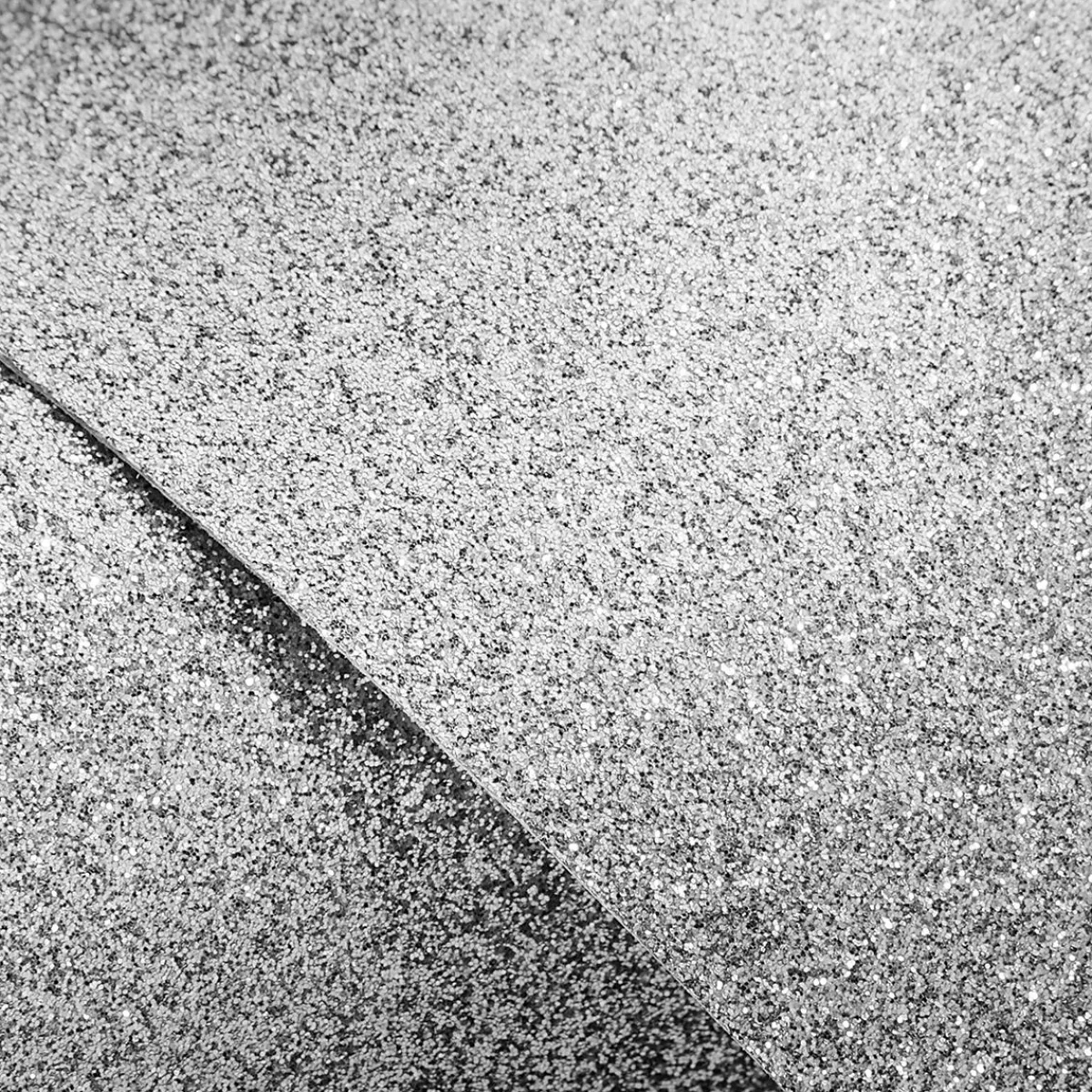 Hot DecoWoerner Glitzer-Folie Selbstklebend 50 Cm X 5 M Rolle silber