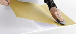 Outlet DecoWoerner Glitzer-Folie Selbstklebend 50 Cm X 5 M Rolle gold