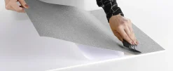 Outlet DecoWoerner Glitzer-Folie Selbstklebend Platin 50 Cm X 5 M Rolle silber