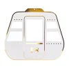 Clearance DecoWoerner Gondel Display Weiß / Gold 38 X 31 Cm