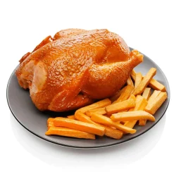 Outlet DecoWoerner Grillhähnchen Lebensmittel-Attrappe 20 Cm braun
