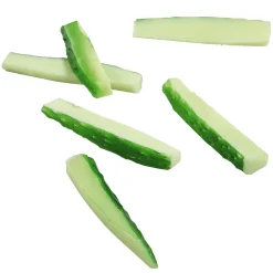 Clearance DecoWoerner Gurkensticks Lebensmittel-Attrappe, 6 Stück grün