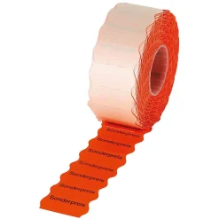Outlet DecoWoerner Haftetiketten 26 X 12 Mm, Leucht rot