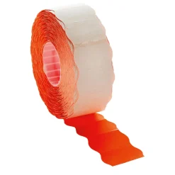 Discount DecoWoerner Haftetiketten 26 X 16 Mm, Leucht, 1200 Stk rot