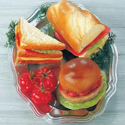 Outlet DecoWoerner Hamburger Lebensmittel-Attrappe 11 Cm Ø braun