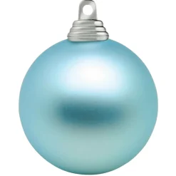 Outlet DecoWoerner Helle, Matte Weihnachtskugeln Aus Schwer Entflammbarem Kunststoff, 6 Cm Ø – 24 Stück blau