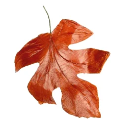 Sale DecoWoerner Herbstliche Kunstblätter 80 Cm, 3 Stück orange