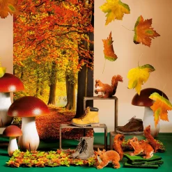 Hot DecoWoerner Herbstliche Kunstblätter 50 Cm, 4 Stück mehrfarbig