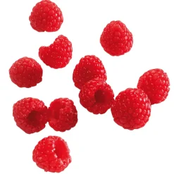 New DecoWoerner Himbeeren Lebensmittel-Attrappe, 12 Stück rot