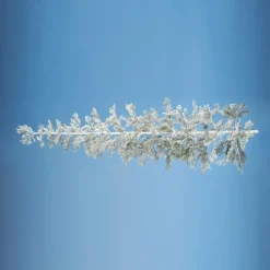 Hot DecoWoerner Hängender, Künstlicher Weihnachtsbaum Zeder Mit Beeisten Nadeln 300 Cm weiß