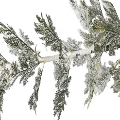 Clearance DecoWoerner Hängender, Künstlicher Weihnachtsbaum Zeder Mit Beeisten Nadeln 400 Cm weiß