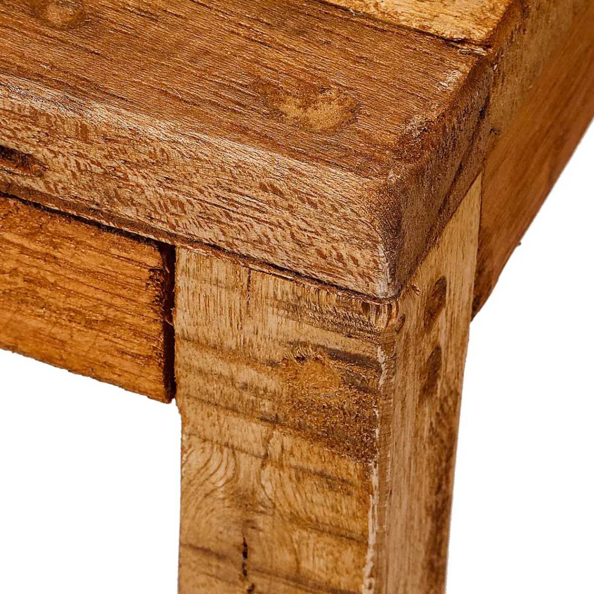 Online DecoWoerner Holz-Beistell-Tische Säulen-Set 60, 75, 90 Cm braun