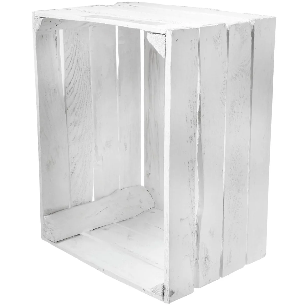 Hot DecoWoerner Holzkiste Vintage 50 Cm Lang weiß
