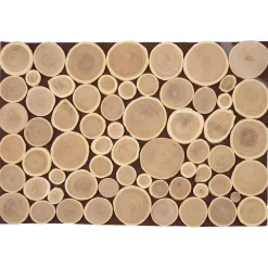 New DecoWoerner Holzscheiben Paneele In Zwei Größen Naturholz
