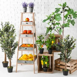 Outlet DecoWoerner Honigmelone Lebensmittel-Attrappen orange