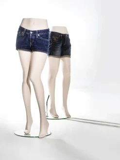 Clearance DecoWoerner Hosen- Und Shorts-Präsenter Damen, 120 Cm Hoch Beige