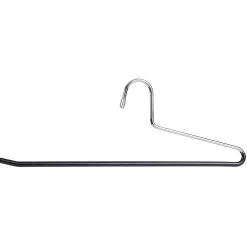 Discount DecoWoerner Hosenbügel Anti-Rutsch 35 Cm, , 1 Pack à 10 Stück schwarz