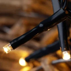 Hot DecoWoerner 3in1 Lichterkette: Bunt, Warm Gelb Oder Im Wechsel Blinkende LED Lichterkette Mit Timer, Für Außen, 16 M mehrfarbig