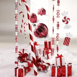 Outlet DecoWoerner Jumbo Candy Cane, Zuckerstange, 215 Cm rot