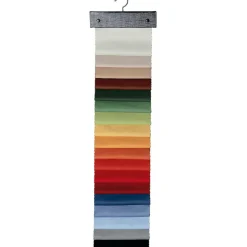 Outlet DecoWoerner Kabinen-Vorhang, 200 Cm Lang, Schwer Entflammbar, Beige braun