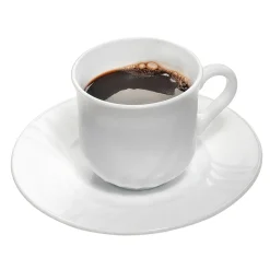 DecoWoerner Kaffee Lebensmittel-Attrappe 7,50 Cm weiß