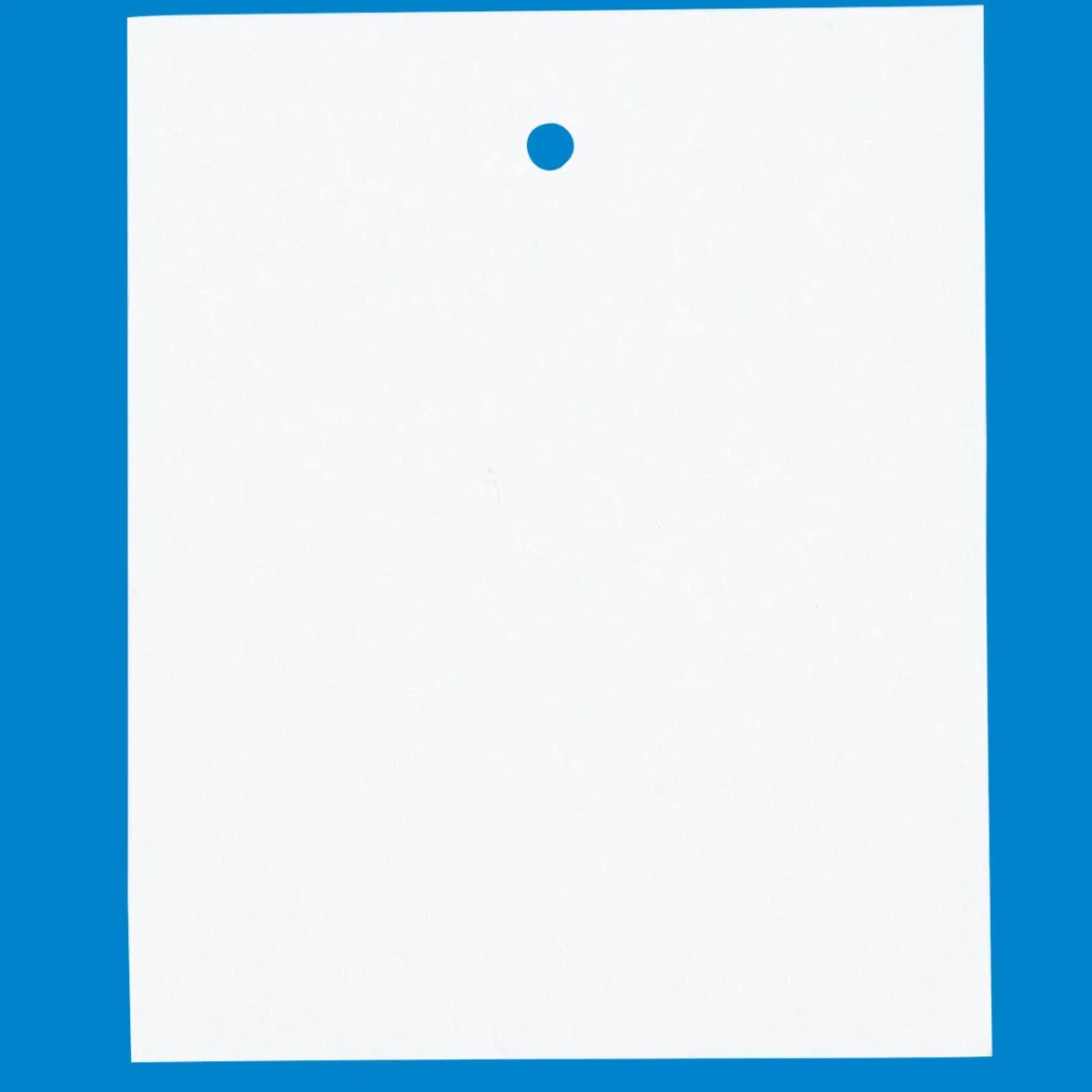 DecoWoerner Karton-Etikett, 45 X 55 Mm, 1000 Stück weiß