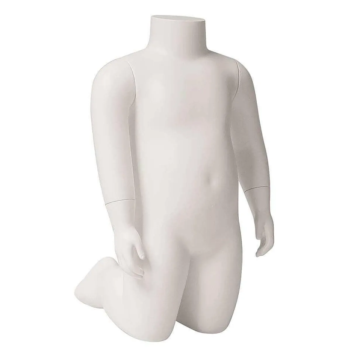 Discount DecoWoerner Kinder Schaufensterfigur Headless, , 2 Jahre weiß