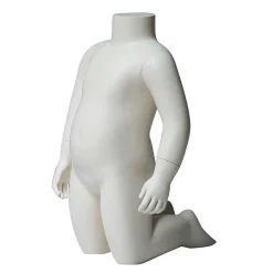 Discount DecoWoerner Kinder Schaufensterfigur Headless, , 2 Jahre weiß
