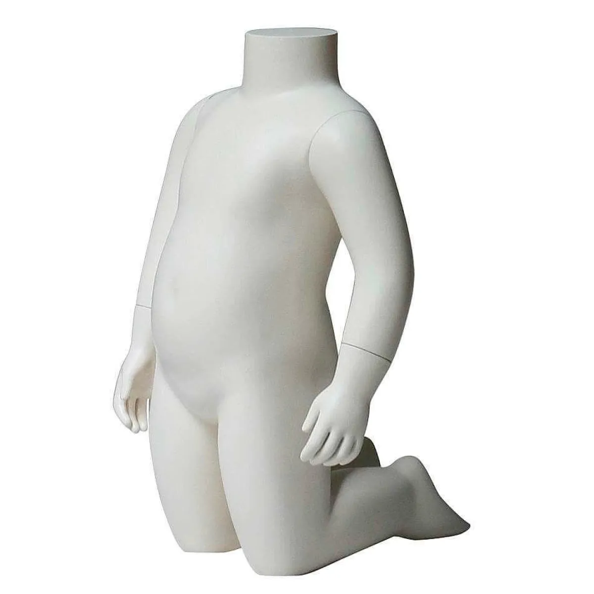 Discount DecoWoerner Kinder Schaufensterfigur Headless, , 2 Jahre weiß
