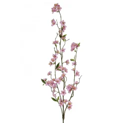 Clearance DecoWoerner Kirschblüten-Zweig Schwer Entflammbar B1, 118 Cm rosa